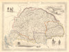 HUNGARY. Buda/Pesth view. Banat Sclavonia Transylvania. TALLIS & RAPKIN 1851 map