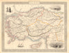 ASIA MINOR. Turkey Cyprus Dodecanese. Rhodes view. TALLIS & RAPKIN 1851 map