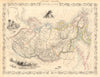RUSSIA IN ASIA. Oblasts Districts.Siberia Urals Far East. RAPKIN/TALLIS 1851 map