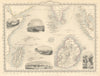 INDIAN OCEAN ISLANDS. Mauritius Seychelles Madagascar MV. RAPKIN/TALLIS 1851 map