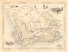 CAPE COLONY. Cape Town & Grahamstown views. South Africa. RAPKIN/TALLIS 1851 map