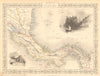 PANAMA ISTHMUS. 5 proposed canal/RR routes. Nicaragua &c. RAPKIN/TALLIS 1851 map
