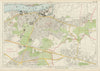 WOOLWICH Abbey Wood Blackheath Charlton Eltham East Wickham. BACON 1934 map
