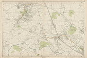 HARROW WEMBLEY BRENT Sudbury Greenford Northolt Kenton Alperton. BACON  1919 map