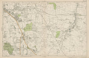 BROMLEY & ORPINGTON Hayes Petts Wood Keston St Paul's Mary Cray. BACON  1919 map