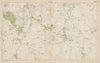 ORPINGTON Farnborough Keston Mark Pratt's Bottom Chelsfield. BACON 1919 map
