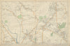 FINCHLEY/HENDON. Mill Hill,Colindale,Colney Hatch,Fortis Green.BACON 1900 map