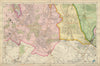 STREATHAM Mitcham Balham Tooting Streatham Norwood Dulwich BACON 1900 old map