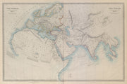 WORLD KNOWN TO ANCIENTS. Herodotus Ptolemy Pliny Hanno. SDUK 1874 old map