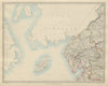 NORTH WEST ENGLAND. Lake District Isle of Man Cumbria Westmorland. SDUK 1874 map