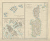 MEDITERRANEAN Corsica Sardinia Balearics Baleares Valletta Malta SDUK 1874 map