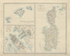 MEDITERRANEAN Corsica Sardinia Balearics Baleares Valletta Malta SDUK 1874 map