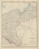 GERMANY DEUTSCHLAND Eastern Prussian States Silesia Pomerania. SDUK 1874 map
