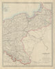GERMANY DEUTSCHLAND Eastern Prussian States Silesia Pomerania. SDUK 1874 map