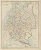 EUROPEAN RUSSIA. Ukraine Belarus Baltics Finland Poland Caucasus. SDUK 1874 map