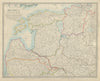 BALTICS Lithuania Latvia Kourland Kovno Kaunas Estonia Livonia. SDUK 1874 map