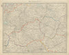 RUSSIA Moscow-St Petersburg. Novgorod Smolensk Vologda Iarolslav SDUK 1874 map