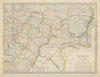 RUSSIA Astrakhan Kostroma Viatra Perm Penza Saratov Kazan Tambor SDUK 1874 map