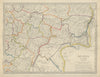 RUSSIA Astrakhan Kostroma Viatra Perm Penza Saratov Kazan Tambor SDUK 1874 map