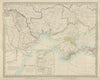 UKRAINE MOLDOVA. Podolia Bessarabia Kherson Taurida Crimea Kiev. SDUK 1874 map
