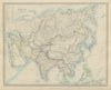 ASIA shows Sultanate of Sulu in North Borneo, Mindanao & Palawan. SDUK 1874 map