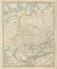 CENTRAL ASIA. Western Siberia Russian Turkestan Khiva Bukhara. SDUK 1874 map