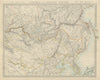 SIBERIA & CHINESE EMPIRE. Manchuria Mongolia Korea N China. SDUK 1874 old map