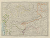 INDIA Madhya Pradesh Gujarat Malwa Khandeish Goondwana Bhopal SDUK 1874 map
