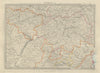 INDIA EAST Odisha Jharkhand Chhattisgarh Madhya Pradesh Varanasi. SDUK 1874 map