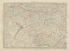 INDIA EAST Odisha Jharkhand Chhattisgarh Madhya Pradesh Varanasi. SDUK 1874 map