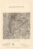 Ashburton. JAMES. PARLIAMENTARY BOUNDARY COMMISSION 1868 old antique map chart