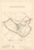 Cambridge. JAMES. PARLIAMENTARY BOUNDARY COMMISSION 1868 old antique map chart