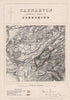 Carnarvon Contributory Borough. Caernarfon. JAMES. BOUNDARY COMMISSION 1868 map