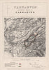 Carnarvon Contributory Borough. Caernarfon. JAMES. BOUNDARY COMMISSION 1868 map