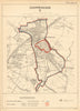 Chippenham. JONES. PARLIAMENTARY BOUNDARY COMMISSION 1888 old antique map