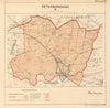 Peterborough. JONES. PARLIAMENTARY BOUNDARY COMMISSION 1888 old antique map