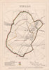 Wells. JAMES. PARLIAMENTARY BOUNDARY COMMISSION 1868 old antique map chart
