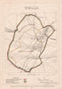 Wells. JAMES. PARLIAMENTARY BOUNDARY COMMISSION 1868 old antique map chart