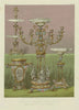 INTERNATIONAL EXHIBITION. Enamelled dessert service Elkington Birmingham 1862
