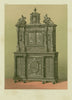 INTERNATIONAL EXHIBITION. Ebony cabinet - M Fourdinois, Paris 1862 old print