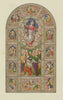 INTERNATIONAL EXHIBITION. A stained glass window. Ward & Hughes, London 1862