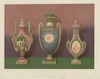 INTERNATIONAL EXHIBITION. Porcelain vases. Rose Coalport, Shropshire 1862