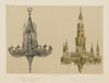 INTERNATIONAL EXHIBITION. Chandelier Ysaura Barcelona Herrman Danzig 1862