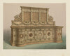 INTERNATIONAL EXHIBITION. A carved oak sideboard. W Caldecott, London 1862