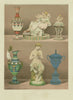 INTERNATIONAL EXHIBITION. Coloured porcelain - M.Gille Junr. Paris 1862 print