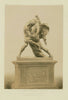 INTERNATIONAL EXHIBITION. The Grapplers. Bronzed zinc group. J P Molin 1862