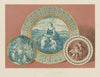 INTERNATIONAL EXHIBITION. Artistic earthenware - M Pinart, Paris 1862 print