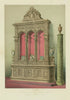 INTERNATIONAL EXHIBITION. Carved walnut wood buffet. Barbetti, Florence 1862