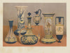 INTERNATIONAL EXHIBITION. Majolica ware - M Jean, Paris 1862 old antique print