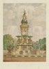 INTERNATIONAL EXHIBITION. Majolica fountain. Minton, Stoke-upon-Trent 1862